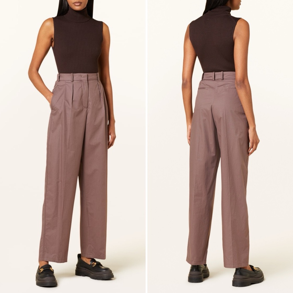 Joseph Buckley Light Rainwear Pleated Trousers Size 36 / US 4